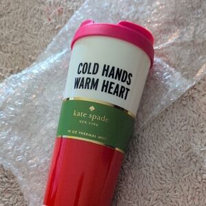 Kate Spade Red and Green Thermal Mug